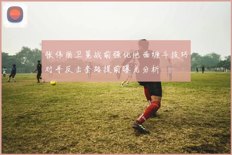 张伟丽卫冕战前强化地面缠斗技巧对手反击套路提前曝光分析
